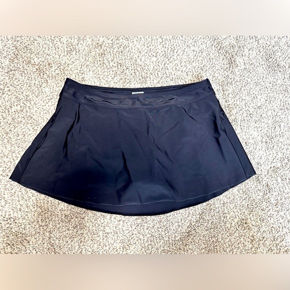Women’s Bikini Skirt Bottom Swim Skirt Skort Kona Sol M (8-10) Black 3426 P - Picture 1 of 8